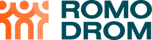 Logo organizace Romodrom, o.p.s.